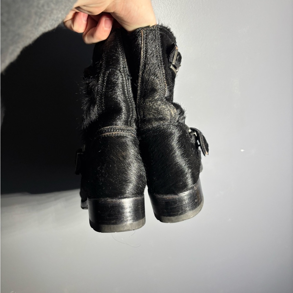 Penelope Chilvers Pony Hair Moto Boots Women’s Size EU 39 - Picture 4 of 8